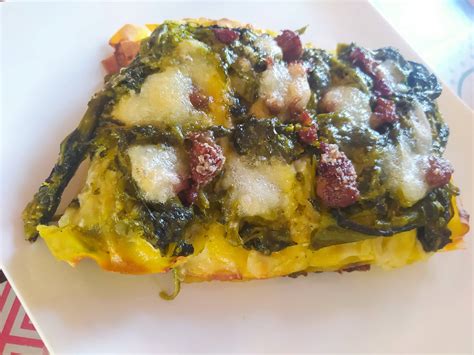 Lasagne con Cime di Rapa, Salsiccia e Provola