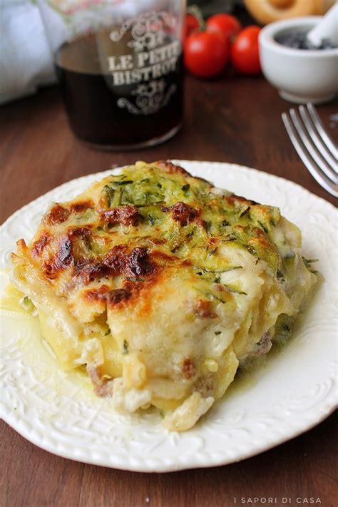 Lasagne con Zucchine e Salsiccia