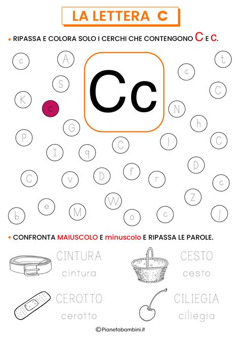 Lettera C illustrata