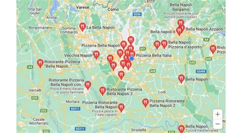 Mappa dei ristoranti di sushi a Bari