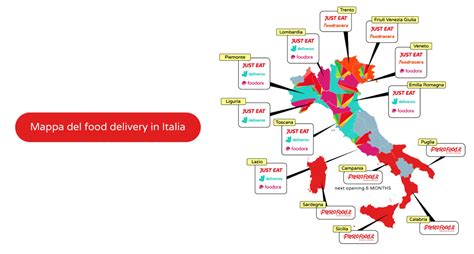 Mappa del food delivery
