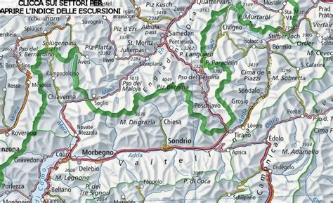 Mappa della Valchiavenna