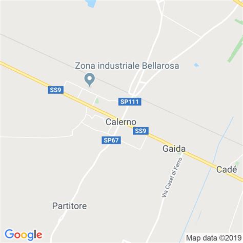 Mappa di Calerno