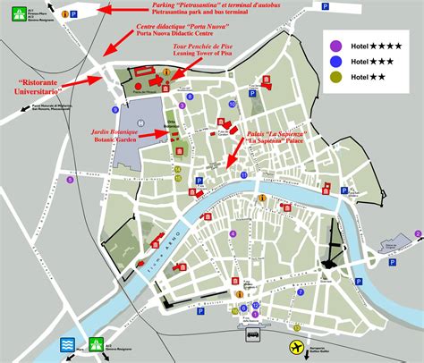 Mappa di Pisa con Piazza Giuseppe Toniolo evidenziata