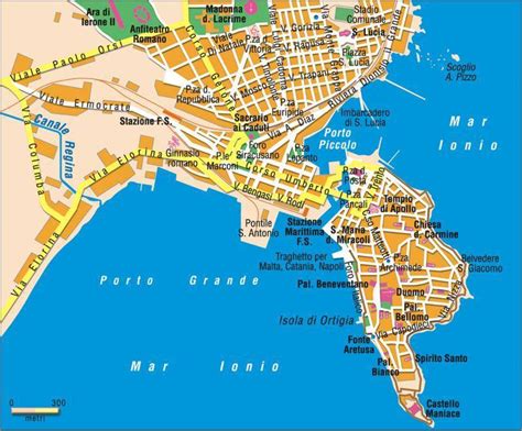 Mappa di Siracusa