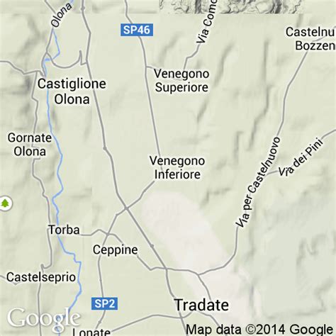 Mappa di Venegono Inferiore