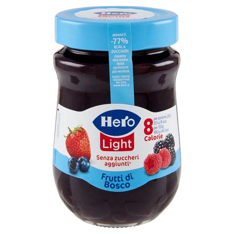 Marmellata Hero Light ai Frutti di Bosco