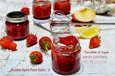Marmellata di fragole senza zucchero