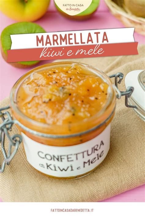 Marmellata di kiwi e mela