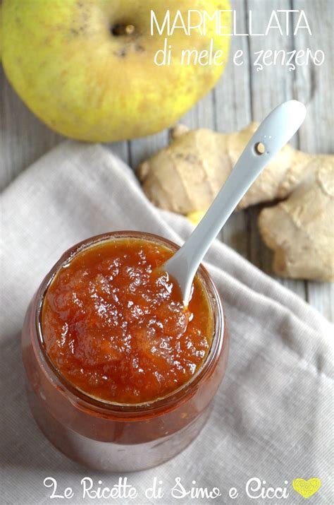 Marmellata di mele e zenzero