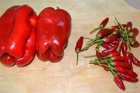 Marmellata di peperoni e peperoncini