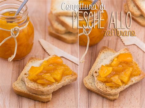 Marmellata di pesche allo zafferano