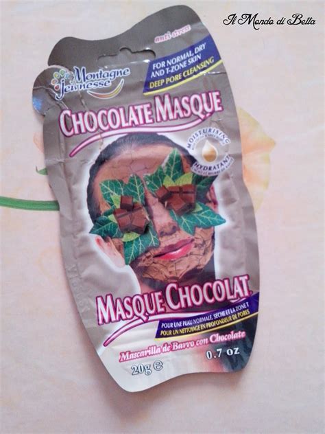 Maschera viso al cioccolato