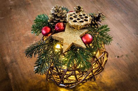 Mattarello con decorazioni natalizie