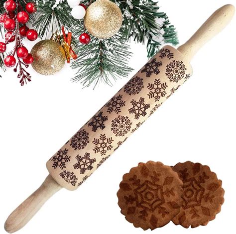 Mattarello decorativo natalizio