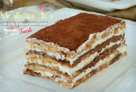 Mattonella con mascarpone e nutella