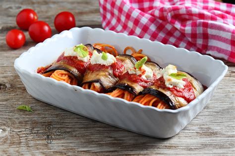 Melanzane Ripiene di Spaghetti alla Norma