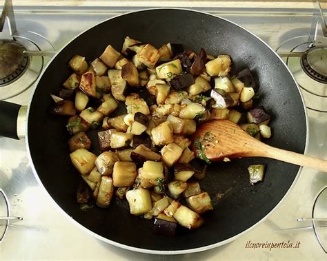 Melanzane a Funghetto Non Fritte