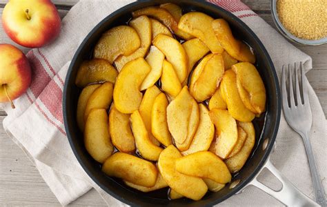 Mele Caramellate in Padella