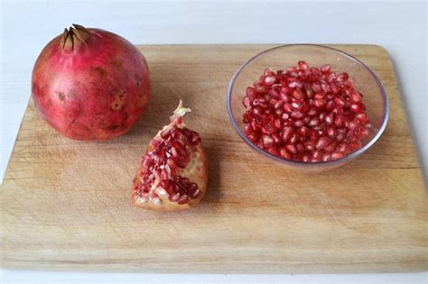 Melograno e i suoi chicchi