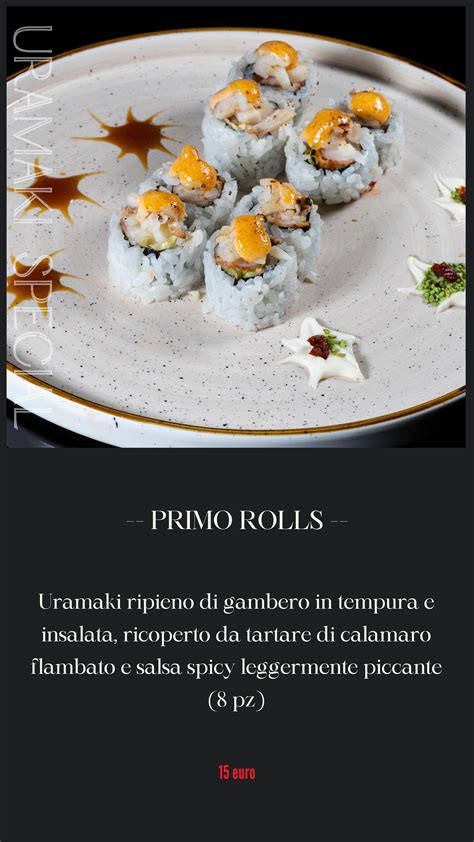 Menù Sushi Il Milione