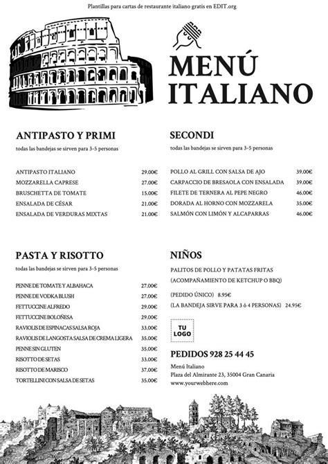 Menu Italiano