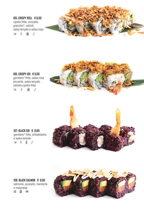 Menu Sushi Sun