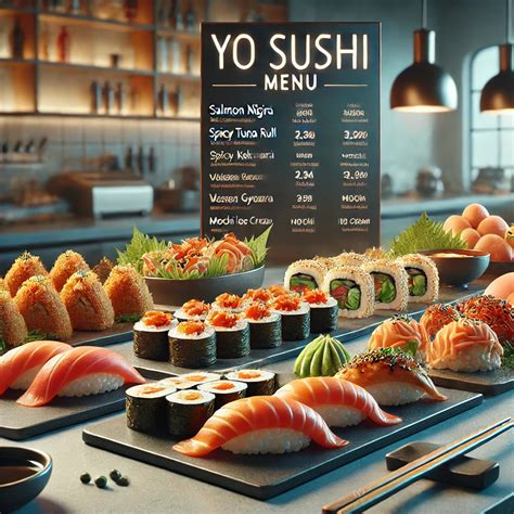 Menu sushi