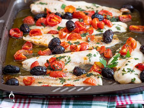 Merluzzo in Padella con Pomodorini e Olive