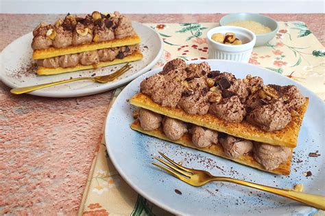 Millefoglie con Ganache al Cioccolato