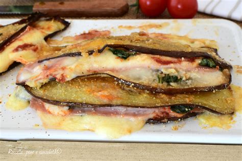 Millefoglie di melanzane con salame ungherese