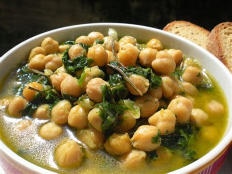 Minestra di Ceci e Spinaci