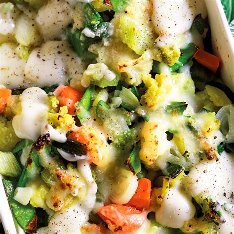 Minestrone gratinato