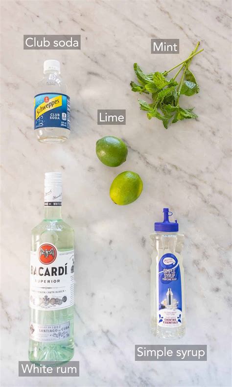 Mojito Ingredients