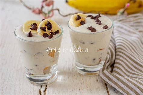 Mousse di cioccolato alla banana