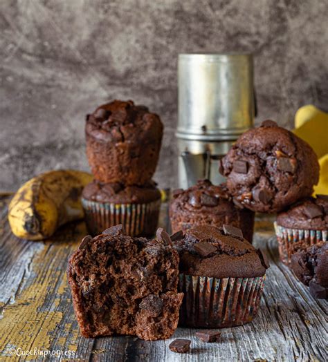 Muffin Banana e Cioccolato
