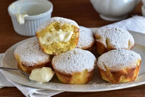 Muffin al cioccolato bianco con mascarpone