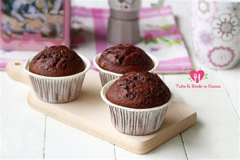 Muffin al cioccolato senza lattosio
