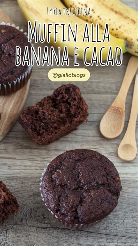 Muffin alla Banana e Cacao