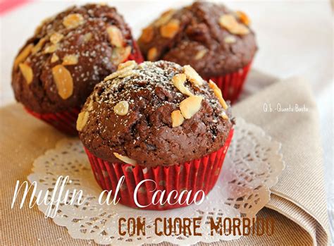Muffin con cuore morbido al cioccolato
