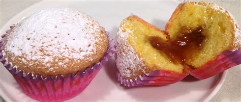 Muffin con marmellata
