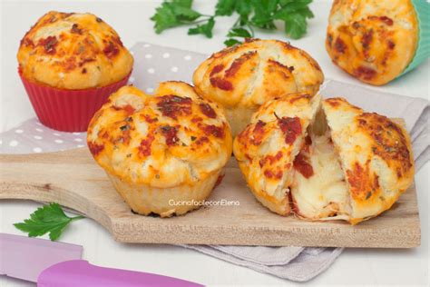 Muffin di pizza