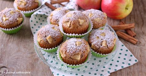 Muffin integrali alle mele