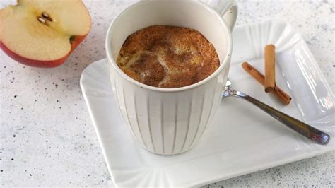 Mug cake mele e cannella