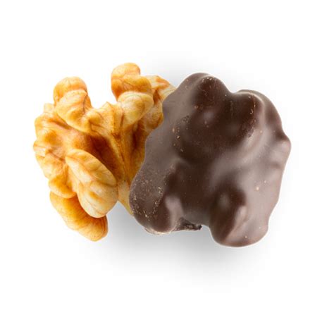 Noci ricoperte di cioccolato