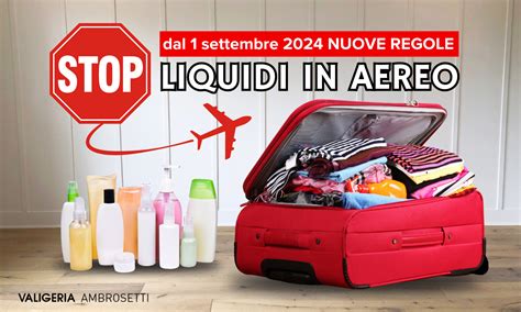 Nuove regole sui liquidi in aereo