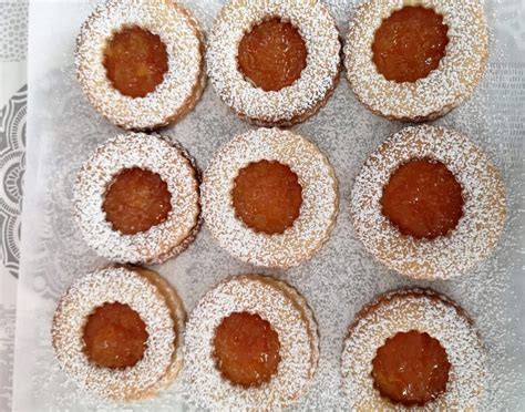 Occhi di bue alla marmellata