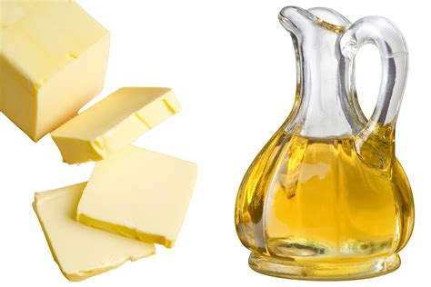 Olio e burro a confronto