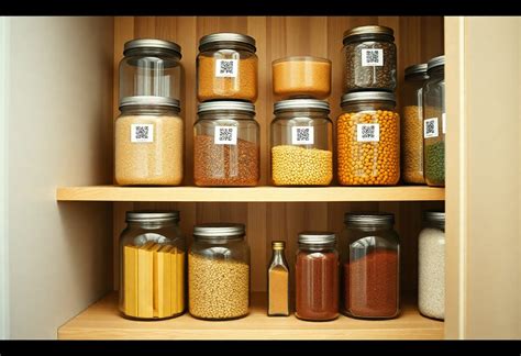 Organizzazione dispensa con barattoli