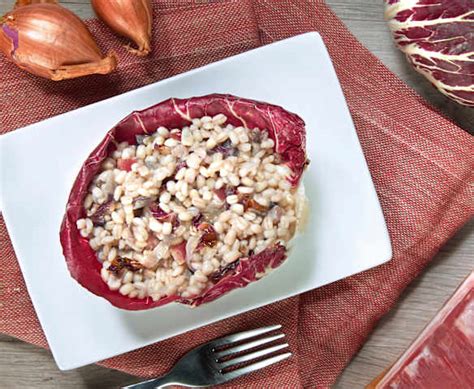 Orzotto al radicchio rosso